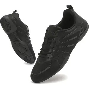 Girls Black Cheer Shoes Lightweight Cheerleading Shoes Youth Cheer Competition Sneakers Athletic Training Dance Tennis Walking Shoes