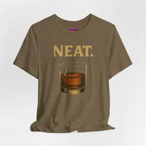 Bourbon Lover Tee, Whiskey T-Shirt, Classic Alcohol Apparel, Unisex Tee, Gift for Whiskey Drinker, Bella Canvas 3001 Casual Cotton