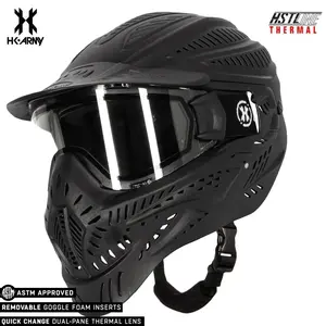 HK Army HSTL HEADGUARD Goggle Paintball Airsoft Mask with Anti Fog Thermal Lens - Clear
