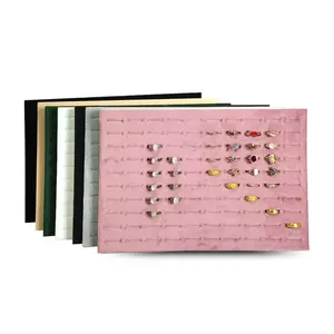 Ring Sponge Mat Jewelry Display Lining Hundred Ring Stand Ear Studs Jewelry Storage Rack DIY Accessories Organiser