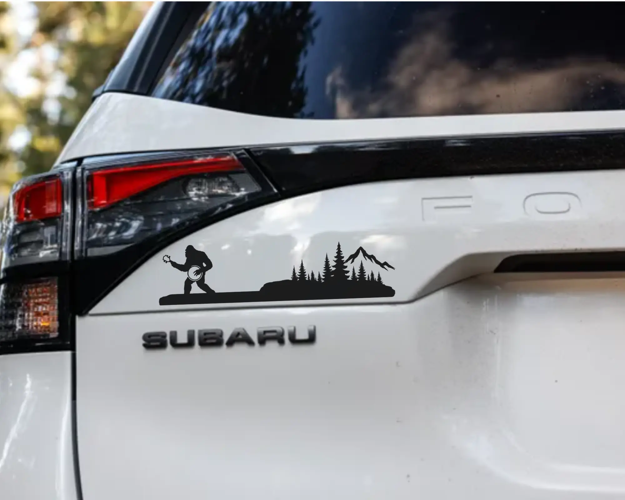 Banjo Bigfoot Vinyl Decal