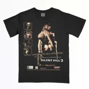Silent Hill 3 - Poster Design T-shirt , Shirts men, Men gifts, Vintage shirt ,Men's Regular Fit Graphic,Unisex Graphic T-shirt