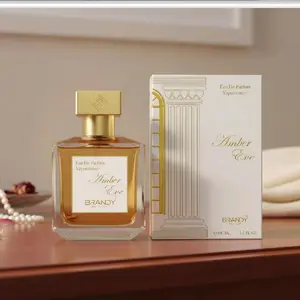 Brandy Designs Amber Eve Eau De Parfum Unisex 100ml Arabian Oud Fragrance with Aldehydes & Egyptian Jasmine Absolute