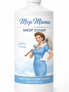 Mop Mama Mop Soap-Heavy Duty Floor Cleaner – Linen Fresh – 32oz (946mL)
