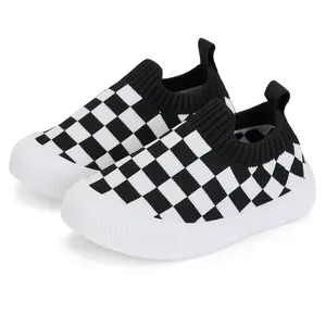 Baby Shoes Boy Girl Non-Skid  Indoor Infant Walking Breathable Warm Elastic Sock Shoes with Memory Sole Protect Toes Outdoor Sneakers