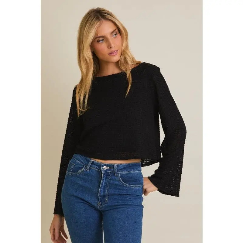 Camille's Black Blouse