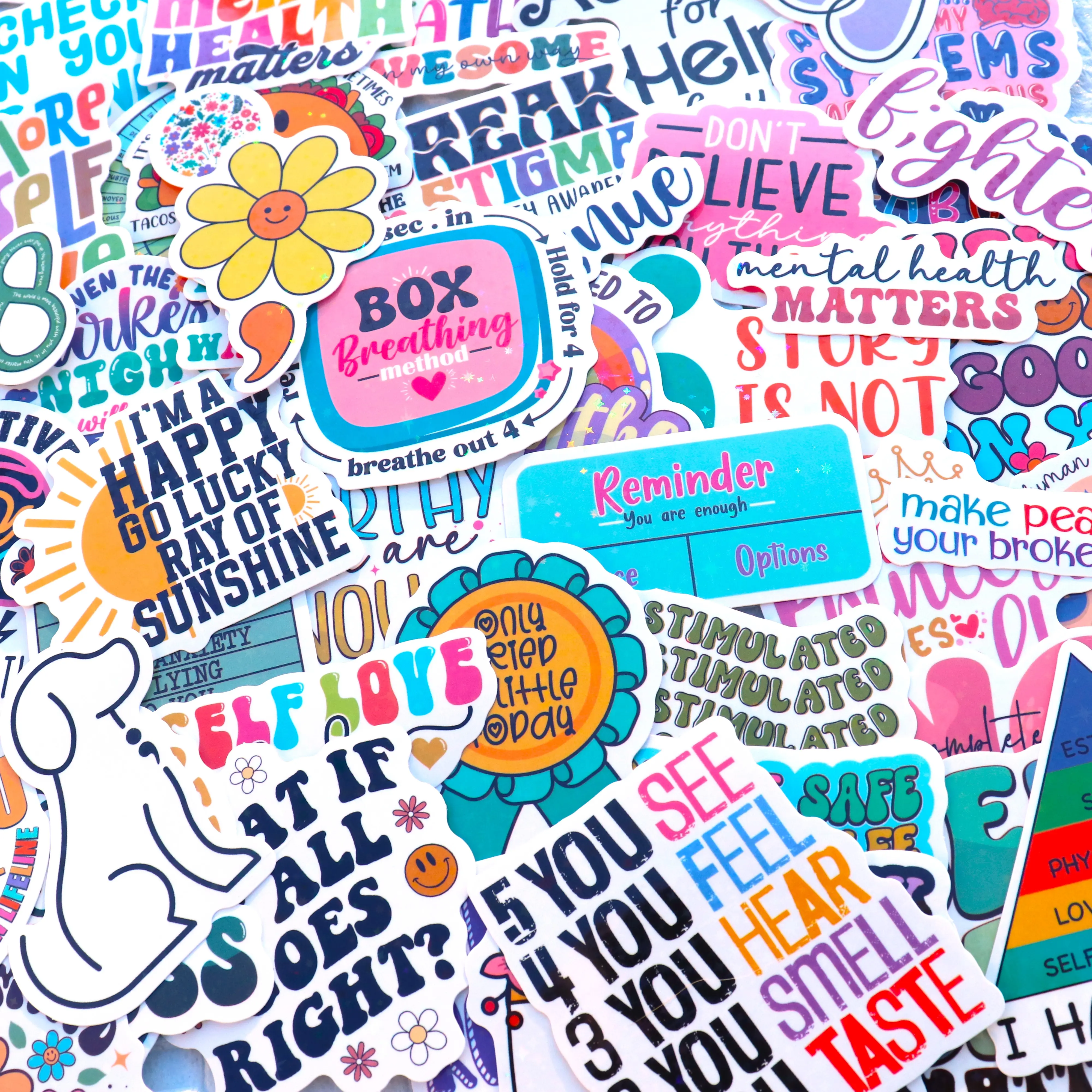 150 PCS Mental Health Matters Stickers Pack for Journals, Laptops ...