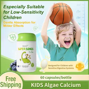 Mettz K2D3 Algae Calcium Supplement for Bone Health, 70+ Trace Minerals, Gluten Free, 60 Capsules - Dietary, Healthcare