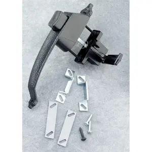 212 MAIN Pushbutton Latch - Screw, Door Lock, Adjustable Shim, 2 Strikes, Outswing Screen & Storm Door Hardware
