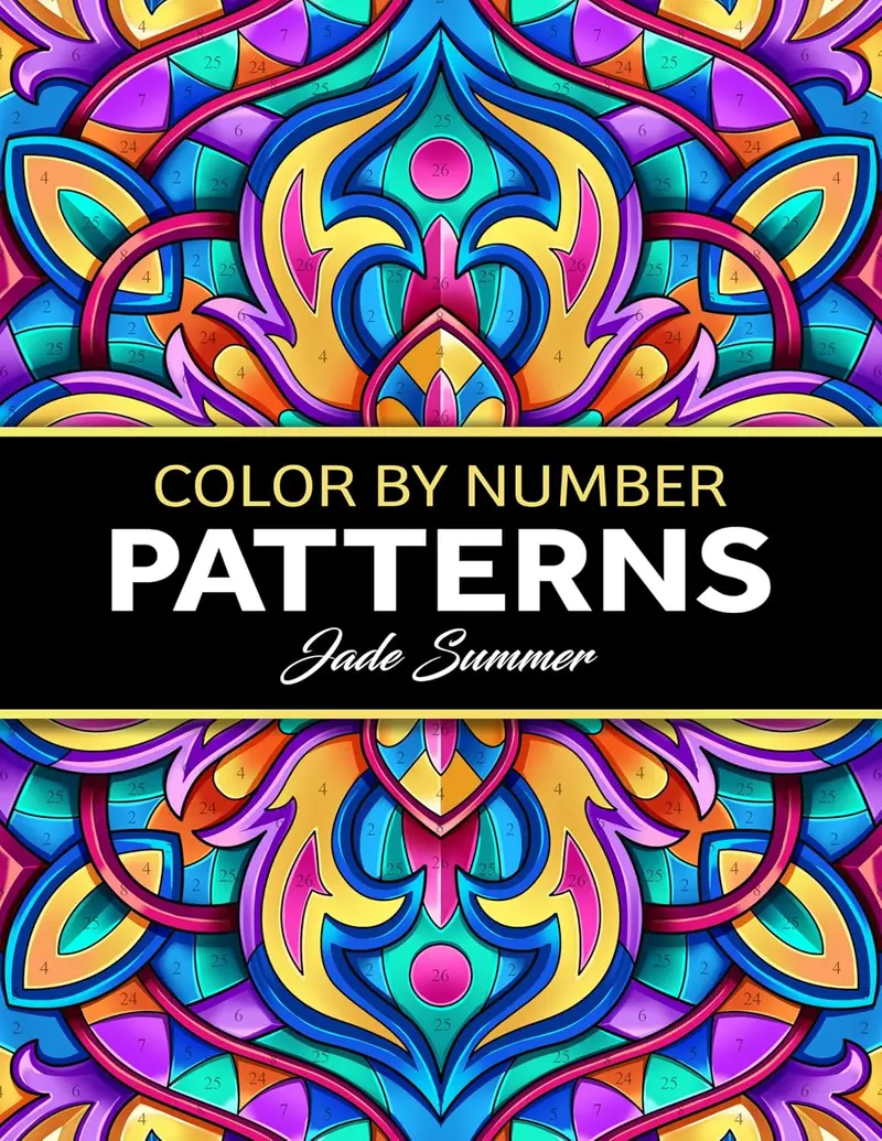 Color by Number Patterns: An Adult Coloring Book with Fun, Easy, and Relaxing Coloring Pages (Color by Number Coloring Books)
