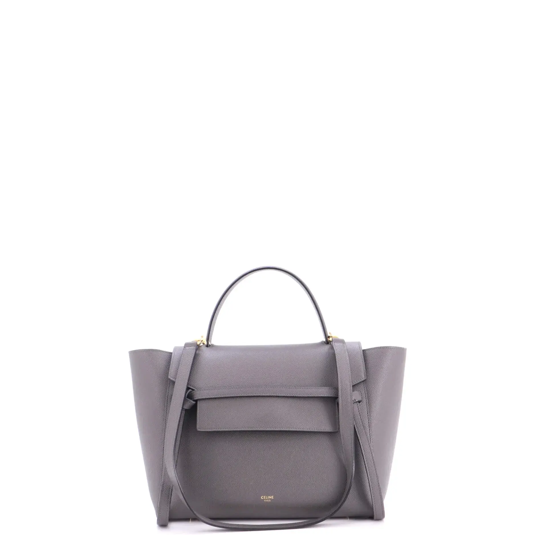 Pre-owned Celine Leather Shoulder bags Belt Bag Textured Mini by Rebag