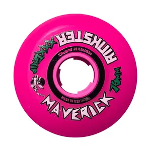 Rink Rat Roller Hockey Wheels Rinkster Maverick 76mm XXX Grip Pink (Single)