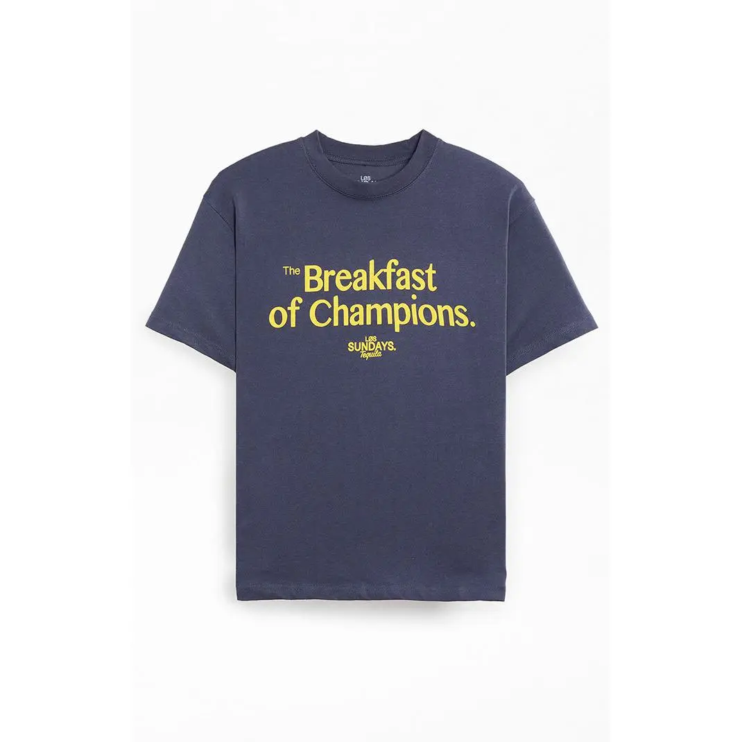 Los Sundays Men's Breakfast Of Champions T-Shirt - Multicolor
