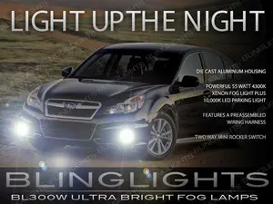 For 2013 2014 Subaru Legacy Xenon Halogen Driving Lights Fog Lamps Kit