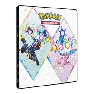 Ultra Pro Pokémon 4-Pocket Portfolio PRISMATIC EVOLUTIONS 80 Cards & 4 Oversize Trading Card Game Binder with Prismatic Artwork