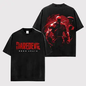 Daredevil Born Again Premium Cotton T-Shirt, The Man Without Fear Graphic Shirt, Character Comics Fans Shirt, Comic T-Shirt, Comic Book Fans T-Shirt, Superhero Graphic Tee