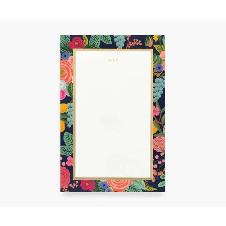 Large Memo Notepad - Garden Party