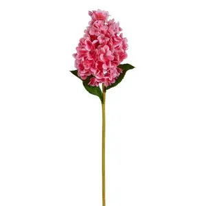 Real Touch Hot Pink Hydrangea Stem