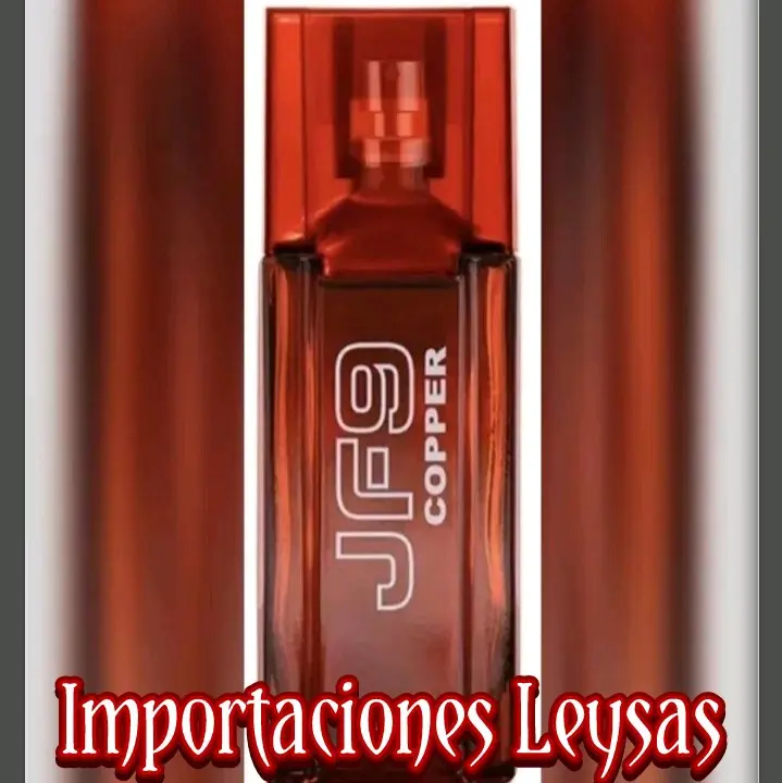 JF9  COPPER  FOR MEN NEW IN SEALED BOX NET WEIGHT 100 ML/3.4 FL OZ IMPORTED OF MÉXICO.