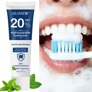 Hydroxyapatite Toothpaste Oral Fluoride-Free with Xylitol, Deep Cleaning Whitening Fresh Breath, Mint Flavor, 100g Tube Oral Hygiene Essentials
