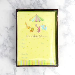 Animal Mobile Baby Shower Invitations (Set of 10)