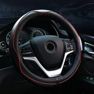 Car Steering Wheel Cover - Anti-Slip, Safe, Soft, Breathable, Heavy Duty,  Sports Style，Universal 14.5-15 inches