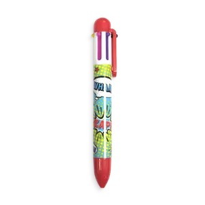 Comic Multi Color Click Pen- All In One Pen