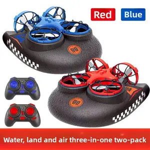 Toy Remote Control Airplane, Water, Land, And Air Three-In-One Drone, Mini Remote Control Car For Elementary School Students, Boy'S Flying Toy