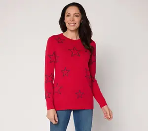 Belle by Kim Gravel Sketchy Open Shining Star Sweater