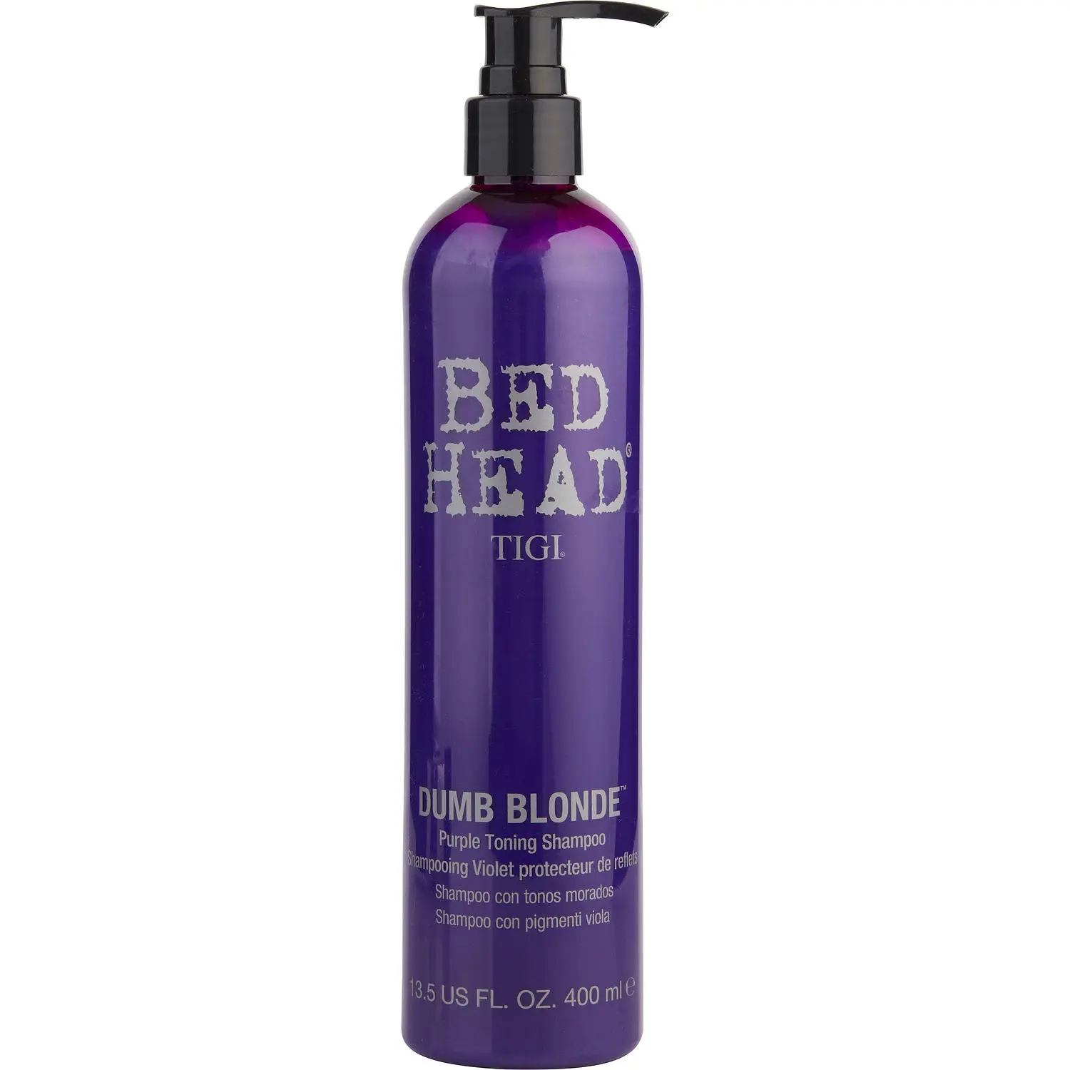 Bed Head By Tigi Dumb Blonde Purple Toning Shampoo For Unisex Bed Head By Tigi Dumb Blonde Purple Toning Shampoo For Unisex