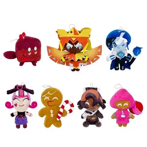 2026 new 18-25cm Cookie Run Kingdom Plush Toys Doll Shadow Milk Cookie GingerBrave Golden Cheese Cookie Plush Soft Stuffed Toy Gifts