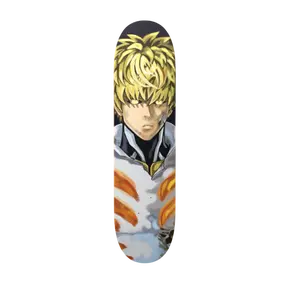 Blonde Cyborg Custom Skateboard Deck