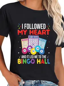 100% Cotton Bingo Caller Funny Bingo Game Night T-Shirt