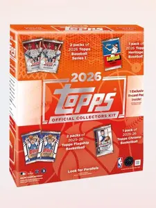 1 (ONE) 2026 TOPPS Collector Kit (Box)