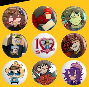 Forsaken Roblox Buttons, 007N7 Pinback Button, Forsaken Pinback Buttons, Colorful Meme Pin Buttons For Clothes, Bags, Backpack, Hats, Jeans, and More, Funny Bag Accessories!