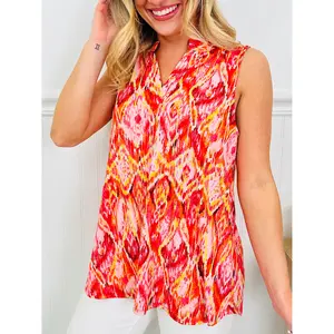 Sunshine Energy Top in Scottsdale Print