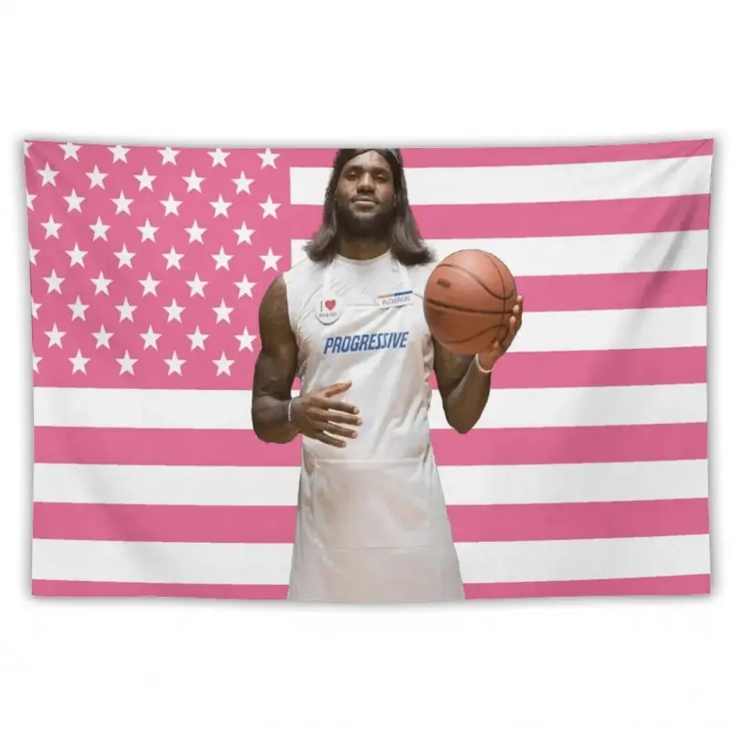 Cook LeBron Wall Hanging Poster Print Tapestry for Game Room, Music Lounge, or Chill Vibes Decoration, Living Room Wall Decor