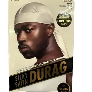 Red Silky Satin Durag Premium Smooth Silky Durag for Men & Women 360 Waves Headwraps colors