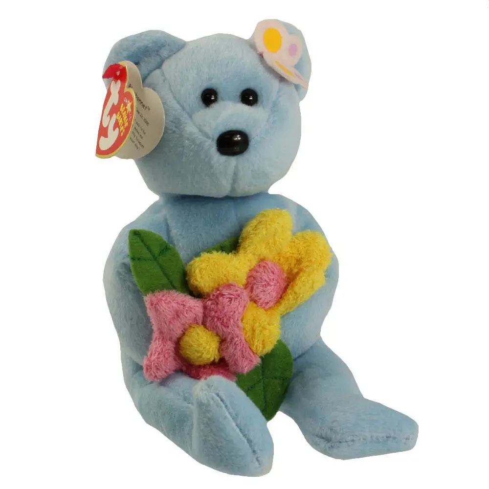TY Beanie Baby - BLUEBONNET the Bear (8.5 inch) (2005) - MWMTs