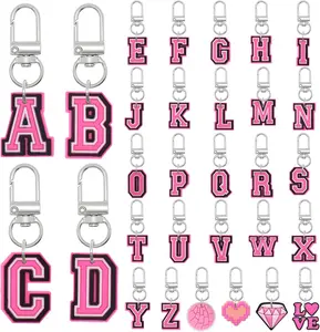 Keychain Charms Bulk Funny Keychain Bag Charm, Backpack Charms Purse Accessories Car Key Ring PVC Pendant Key Chains