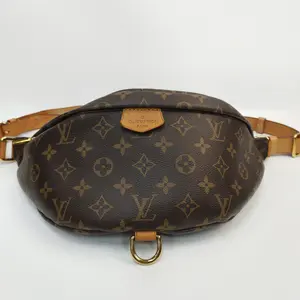 Pre-owned Louis Vuitton LEATHER Belt Bags Bumbag Monogram Canvas [BF 12Z] XP01880