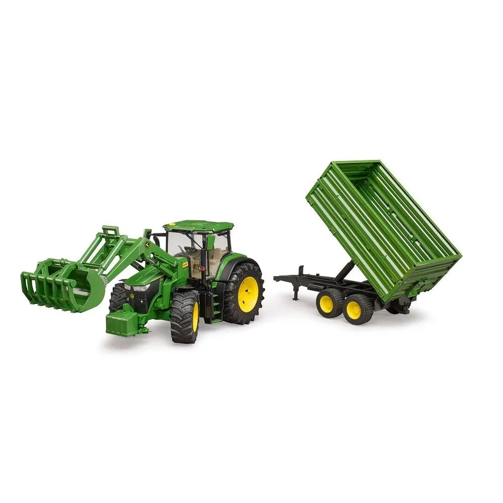 Bruder 09828 John Deere 7R 350 w/ Front Loader and Tipping Trailer 30.10.10