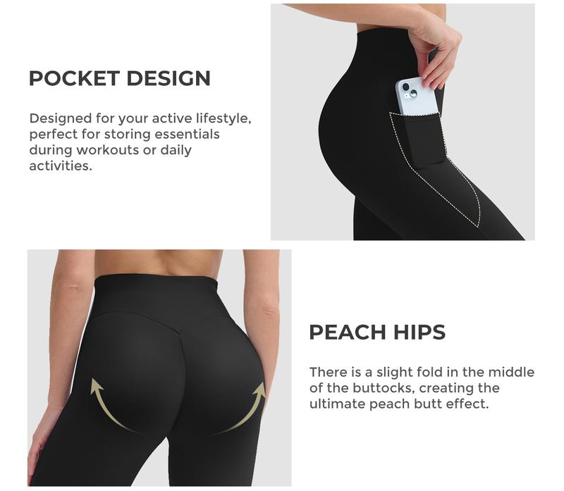 Shapellx Mystery Box Women Seamless Sets Butt-Lifting Shorts & Pocket Leggings Comfortable Basic