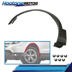 CROSSDESIGN Fender Flare Wheel Well Arch Molding Fit For Ford Explorer 2011-2015 Front Left