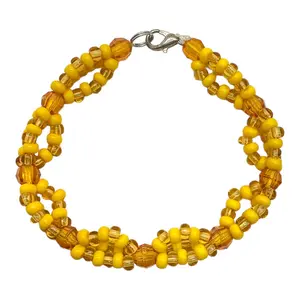 Blessed Oshun Orisha Bracelet for Women - Gold/Yellow