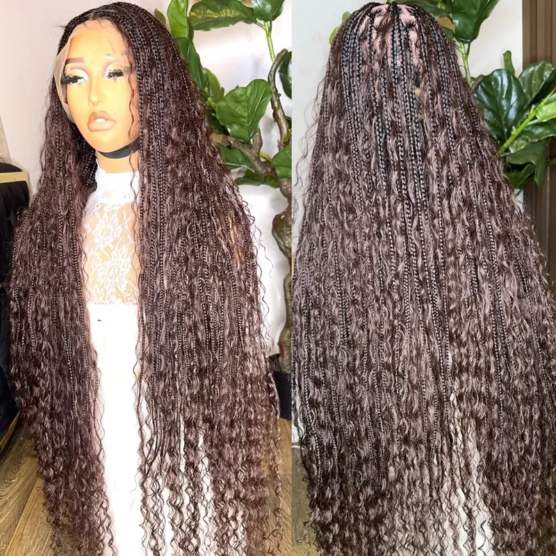 Full lace Wig Black Highlights fulllace Long curly Bring your lace wig to life with curls ✨ Perfect waves +  main image 4