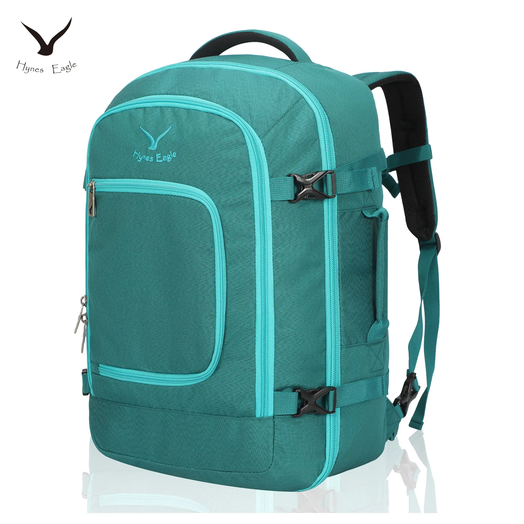 HYNES EAGLE 40L Travel Backpack Carrier for Men & Women - TSA-Friendly, 15.6-in Laptop Compartment, Waterproof Compartment, Hiking Weekender Bag