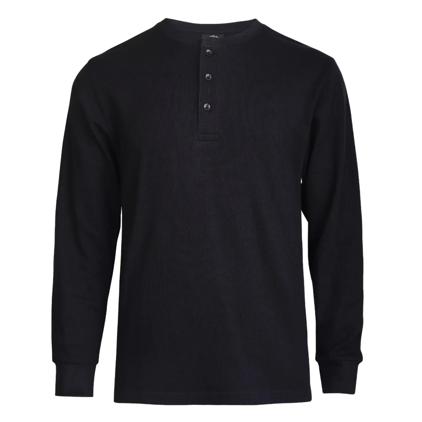 Men's Cotton Waffle-Knit Thermal Henley Shirt Long Sleeve S-3XL Breathable Fashion Casual Pullover Solid Tops Knitwear Menswear Sweater Spring Comfort