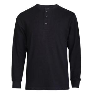 Men's Cotton Waffle-Knit Thermal Henley Shirt Long Sleeve S-3XL Breathable Fashion Casual Pullover Solid Tops Knitwear Menswear Sweater Spring Comfort