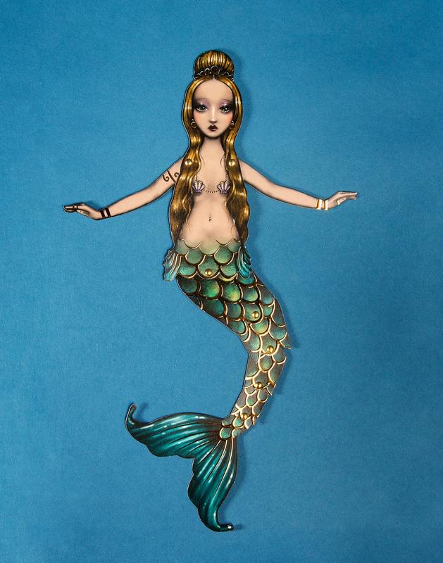 "The Mermaid Sisters" Paper Doll Kit
